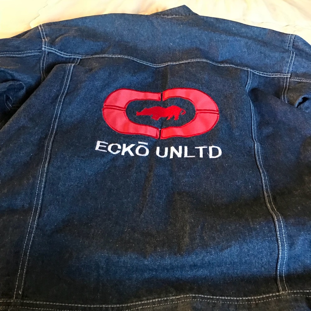Vintage denim ECKO. jacket - Picture 7 of 8